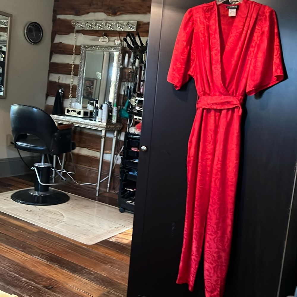 Calhoun  Vintage Red ladies Jumpsuit